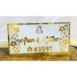 Elegant Acrylic Designer LED Name Plate For Home (2)