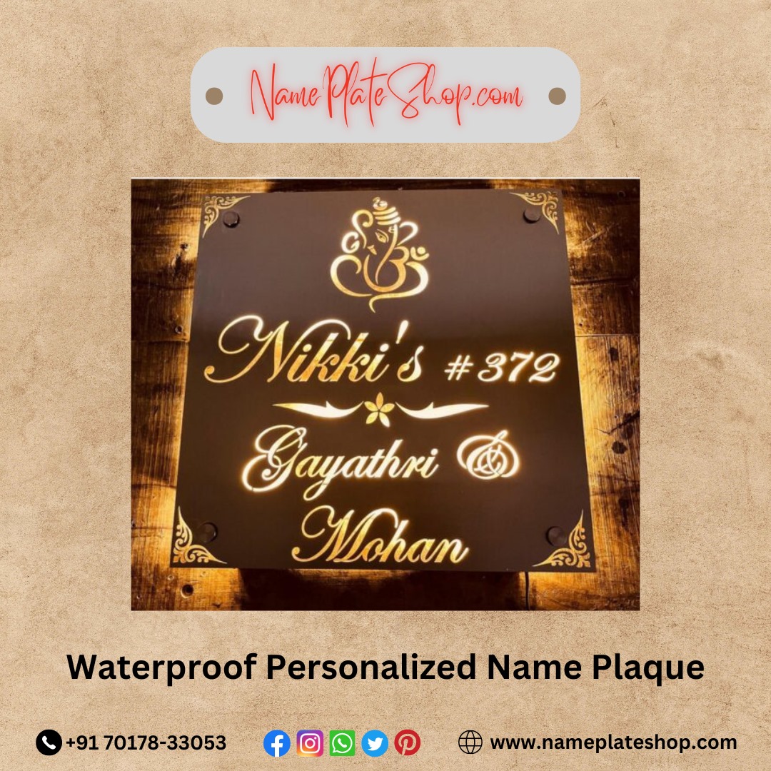 Stylish Waterproof Name Plates – Make a Lasting Impression with Nameplateshop (2)