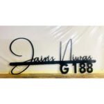 Jain's Metal Laser Cut Home Name Plate 🏡 – Elegant & Stylish Design 🖤4