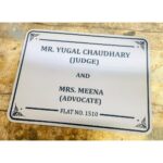 Unique Personalized Stainless Steel 304 Grade Laser Engraved Home Name Plate (3)