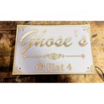 ✨🏡 Get Your Beautiful Design Acrylic LED Home Name Plate 💡🌧️2