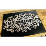 Unique Stainless Steel Laser Cut Wall Name Plate – Waterproof (3)