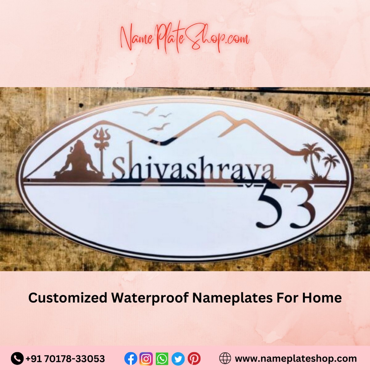 Customized Waterproof Nameplate