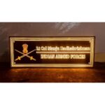 Unique Design Armed Forces Acrylic Led Name Plate (5)