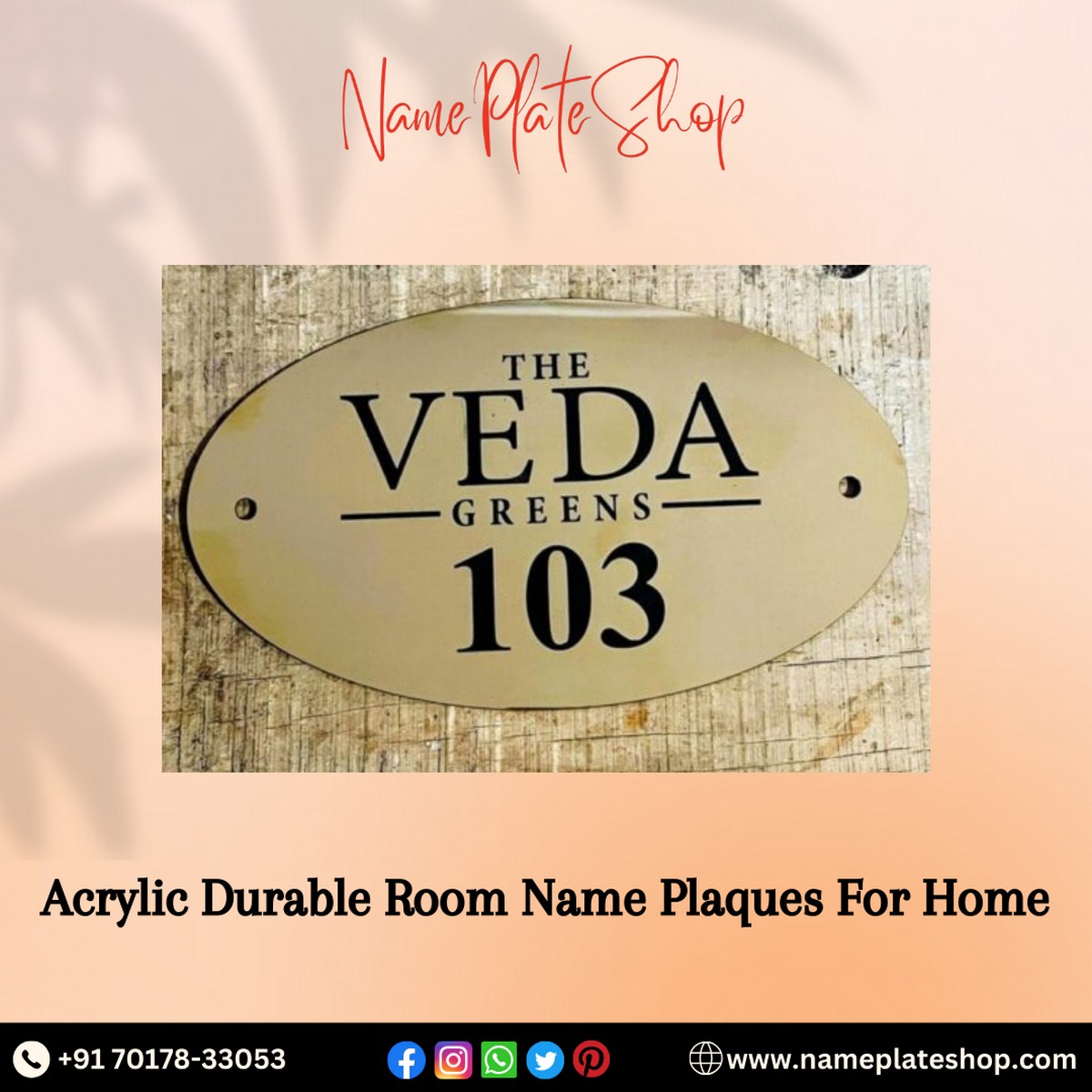 Acrylic Name Plaques