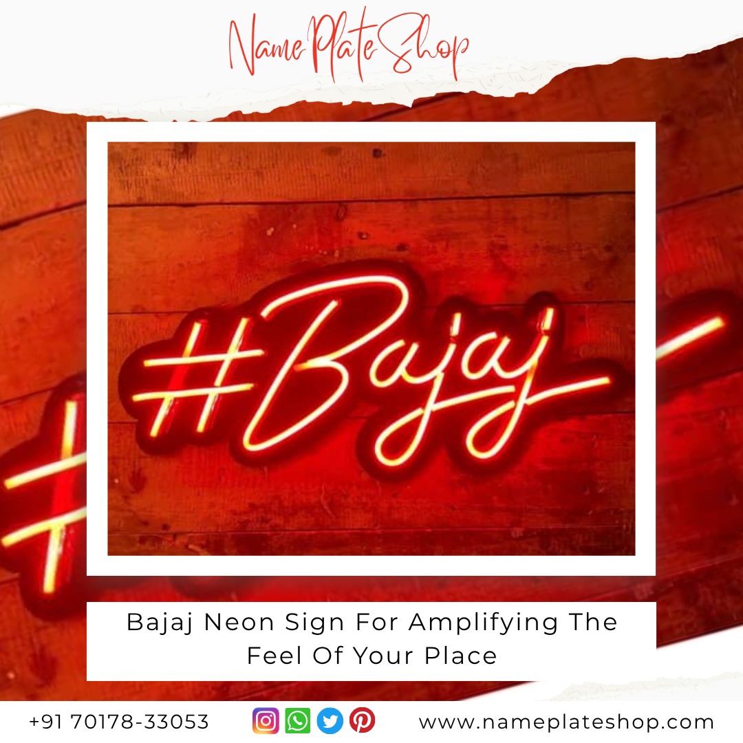 Light Up Your Space with the Stunning Bajaj Neon Sign