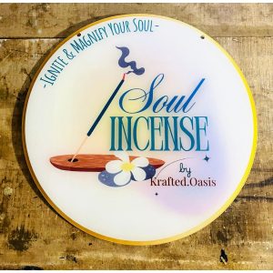 Stylish Customized Design Acrylic Printed Round Name Plate (1)