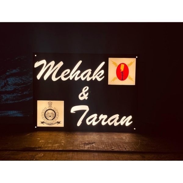 Beautiful Warm White LED CNC Lazer Cut Acrylic Wall Plate 1 600x600