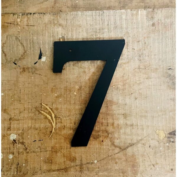 Metal Number Plate 600x600
