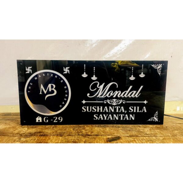 New Design Customized Logo Waterproof Led House Name Plate 1 600x600