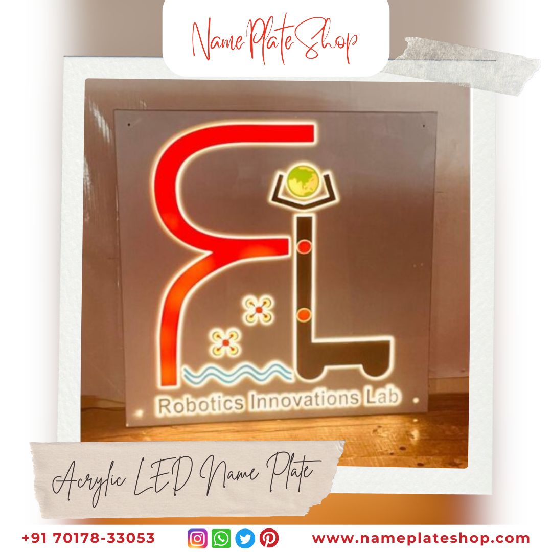 Acrylic LED Name Plate