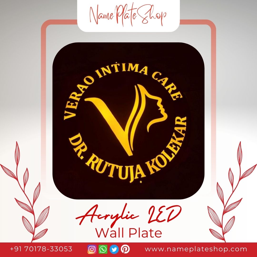 Acrylic LED Wall Plate