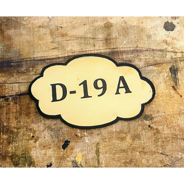 Beautiful Golden Stainless Steel Lazer Engraved Door Number Plate 1 600x600
