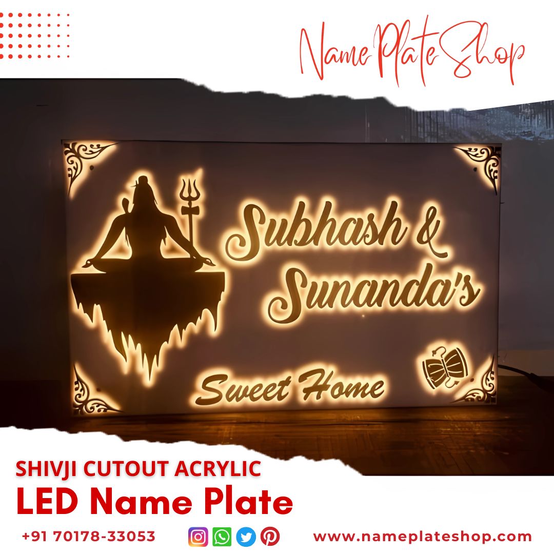 Shivji Acrylic Name Plate
