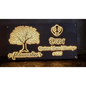 Acrylic LED Name Plate