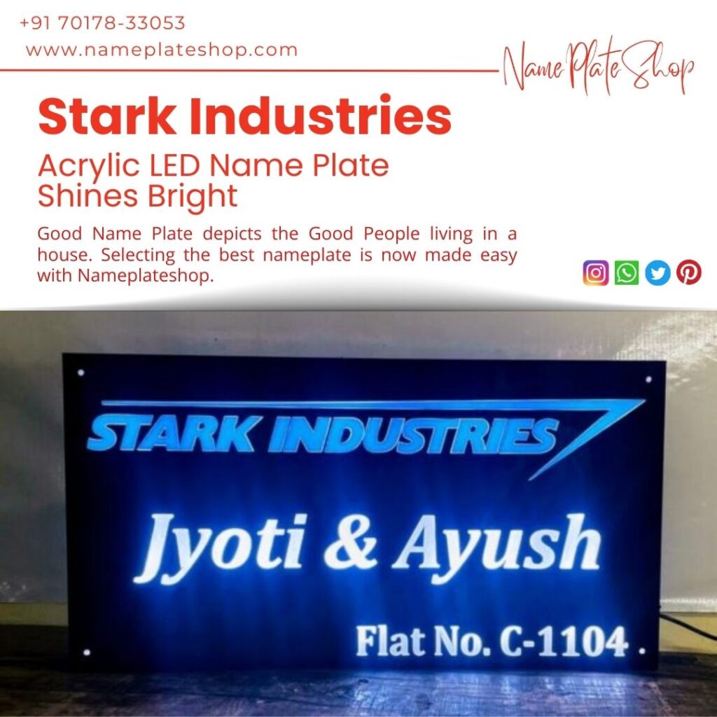 Acrylic LED Name Plate (7)