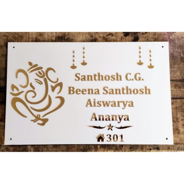 Customized Home Name Plate