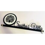 Designer Metal LED Home Name Plate 2