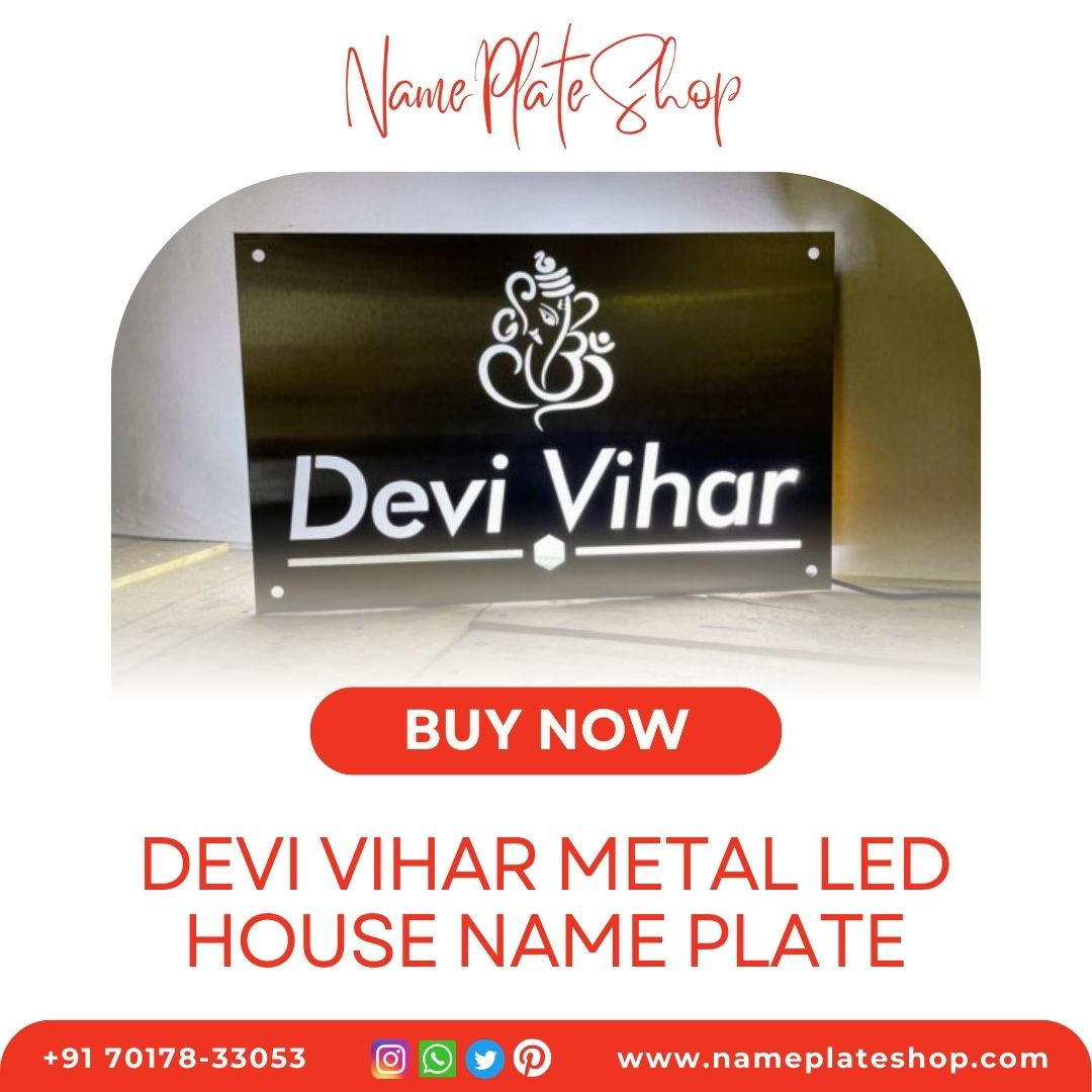 Devi Vihar House Nameplate