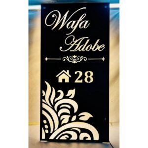 LED Waterproof Name Plate 3
