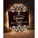 Metal Home Name Plate 2