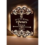 Metal Home Name Plate 4