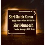 Metal LED Name Plate 3