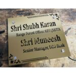 Metal LED Name Plate 4