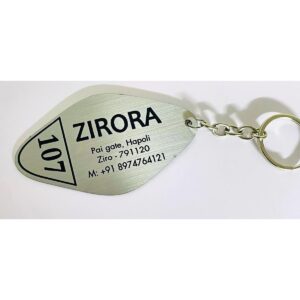SS Engraved Keychains Custom Design