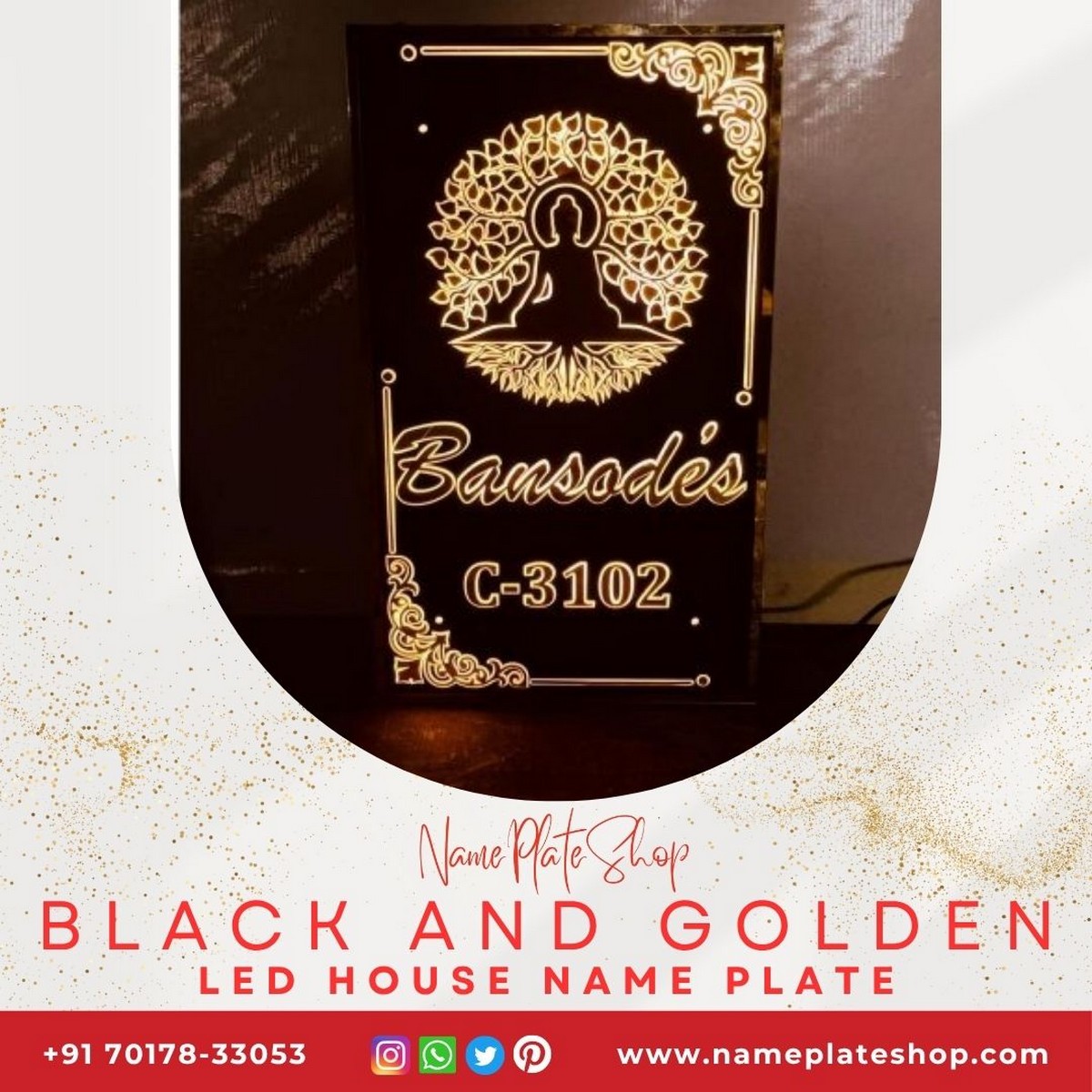 Acrylic LED Name Plate