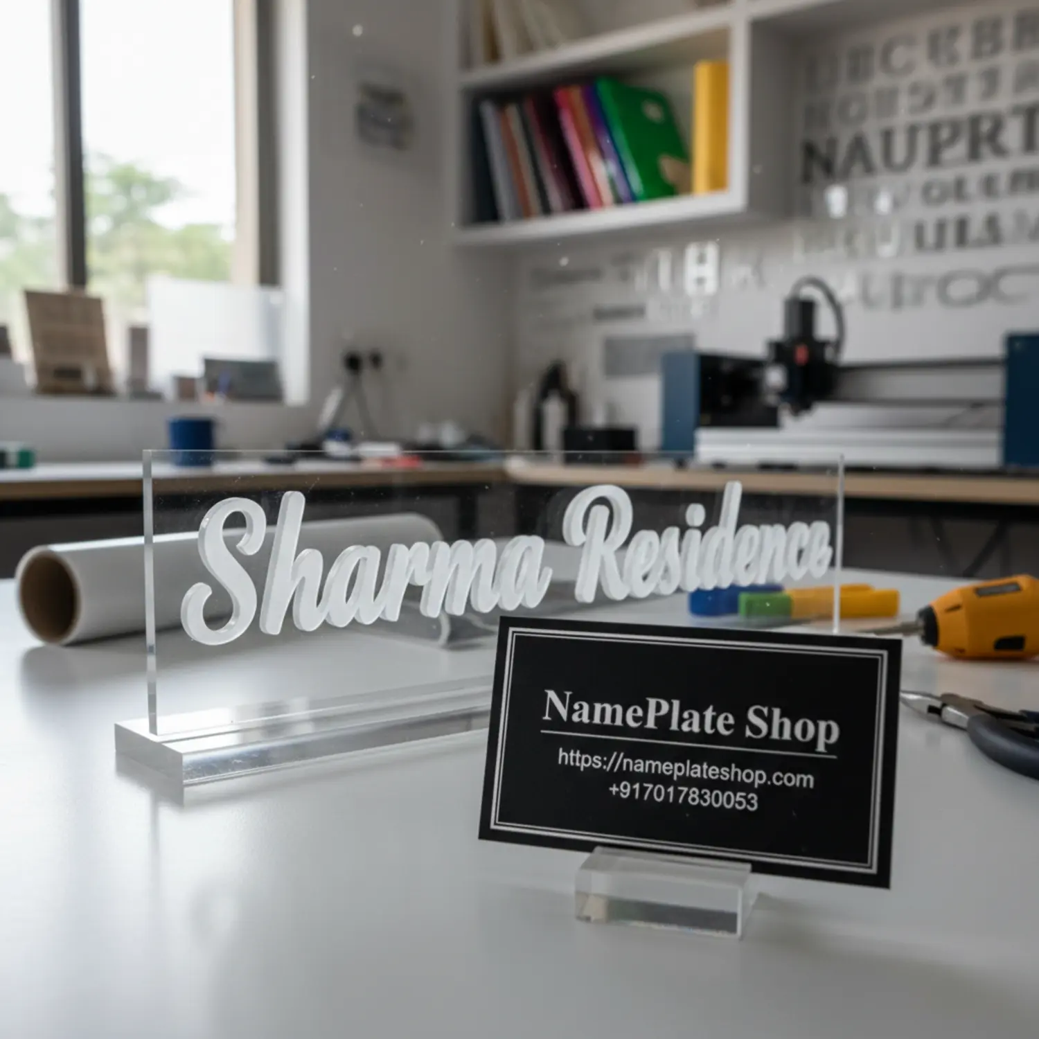 3D Acrylic Name Plate