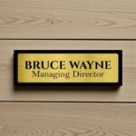 Acrylic Engraved Nameplate