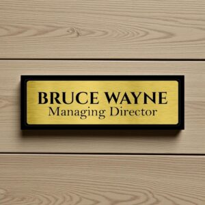 Acrylic Engraved Nameplate