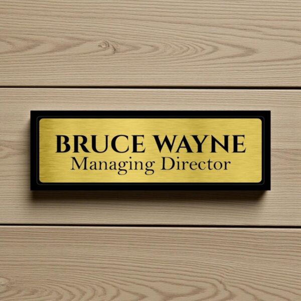 Acrylic Engraved Nameplate