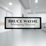 Acrylic Engraving Nameplate