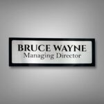 Acrylic Engraving Nameplate