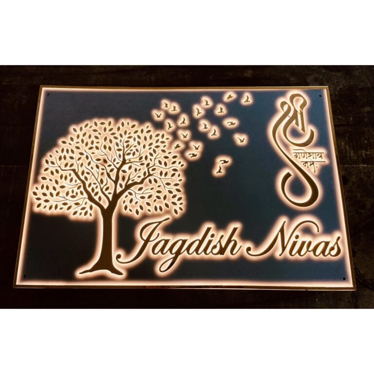 Acrylic LED Nameplate 768x768