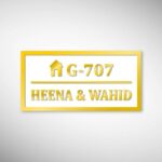 Acrylic Letters Home Nameplate