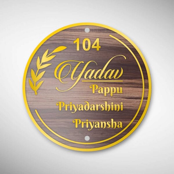 Acrylic Letters Nameplate