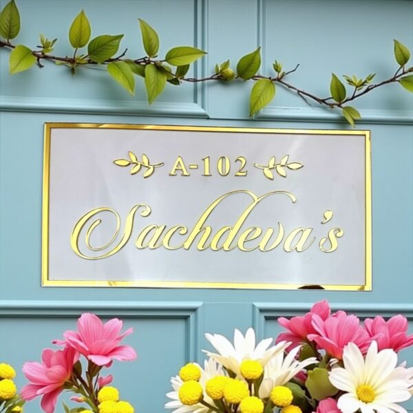 Acrylic Letters Nameplate