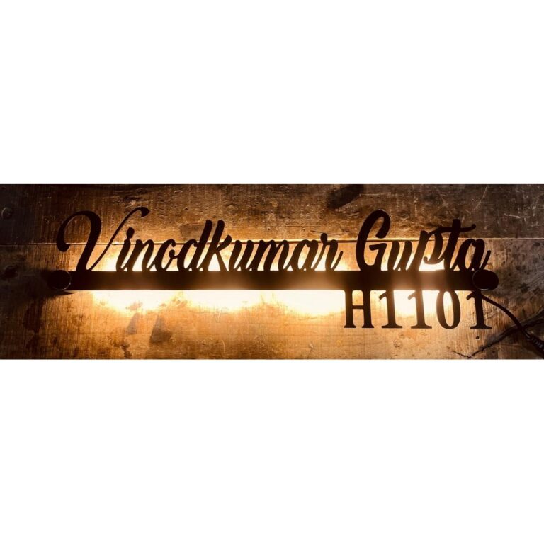 CNC Laser Cut Metal LED House Name Plate 768x768 (1)