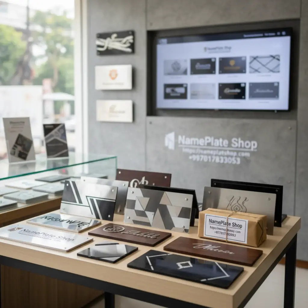 Modern Name Plate Shop Designs Custom Durable Signage by NamePlate Shop