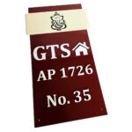 Acrylic Designer House Name Plate Online 2