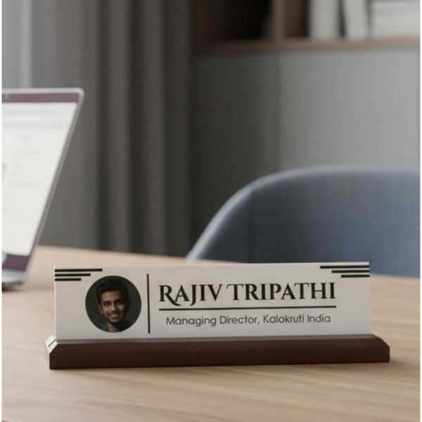 Acrylic Desk Nameplate
