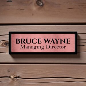 Acrylic Engraving Nameplate
