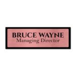 Acrylic Engraving Nameplate 2