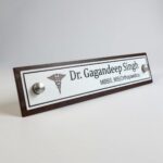 Doctor Desk Nameplate 3