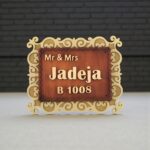 Handcrafted Wooden Nameplate 2