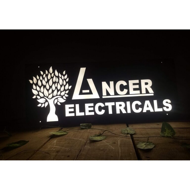 LED Acrylic Waterproof Nameplate 768x768