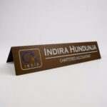Metal Desk Nameplate 3